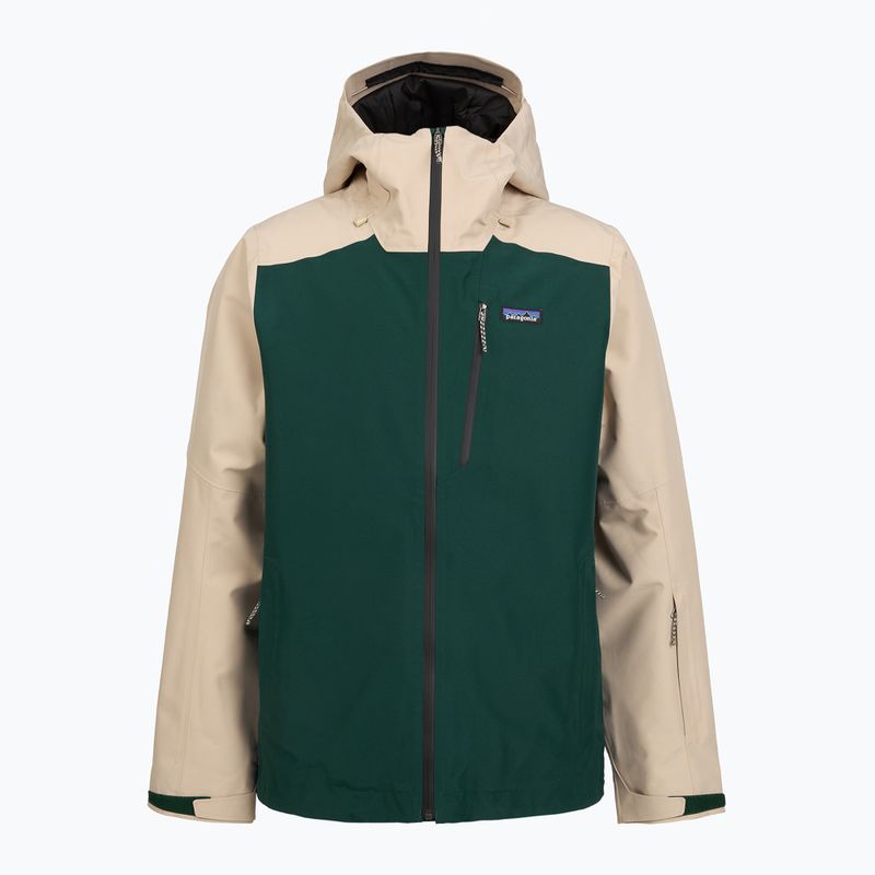 Geacă de ploaie pentru bărbați Patagonia Insulated Powder Town cascade green 3