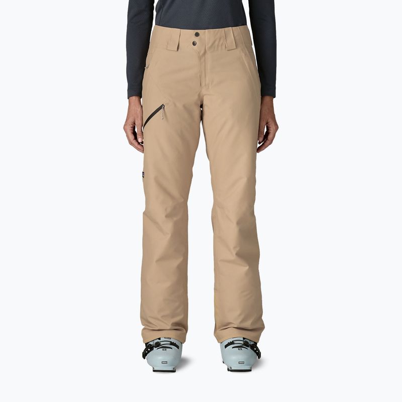 Pantaloni de schi pentru femei Patagonia Insulated Powder Town oar tan