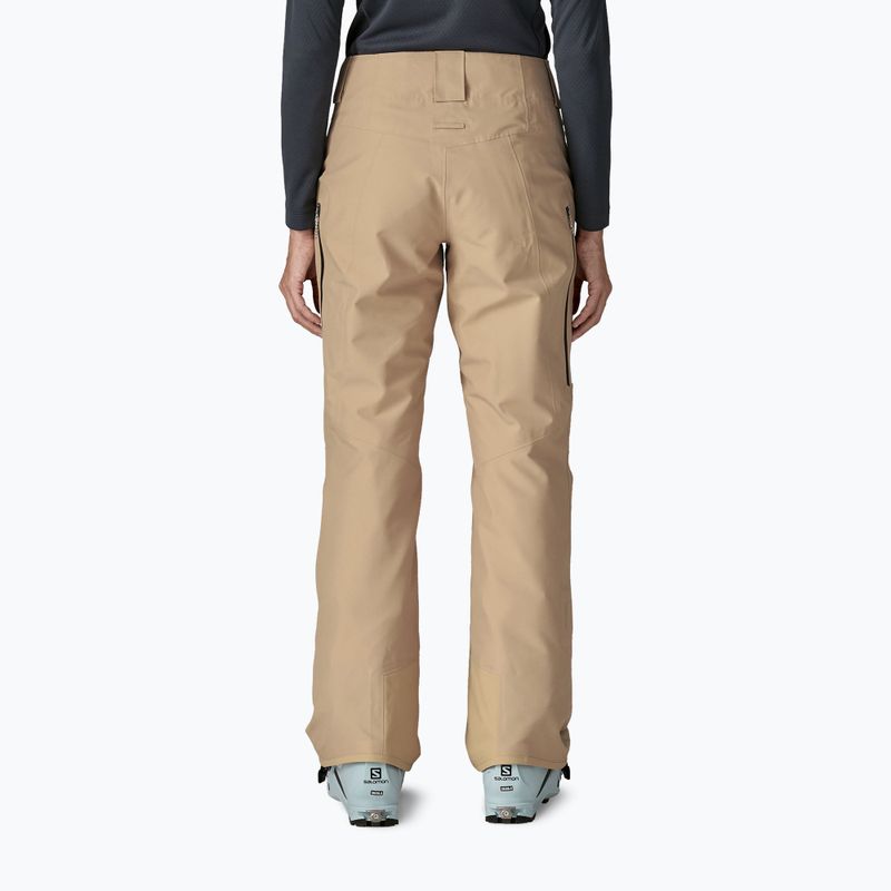 Pantaloni de schi pentru femei Patagonia Insulated Powder Town oar tan 2