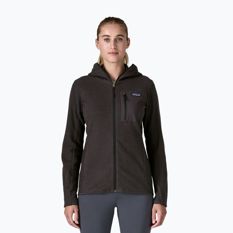 Bluză pentru femei Patagonia R1 Air Full-Zip Hoody black