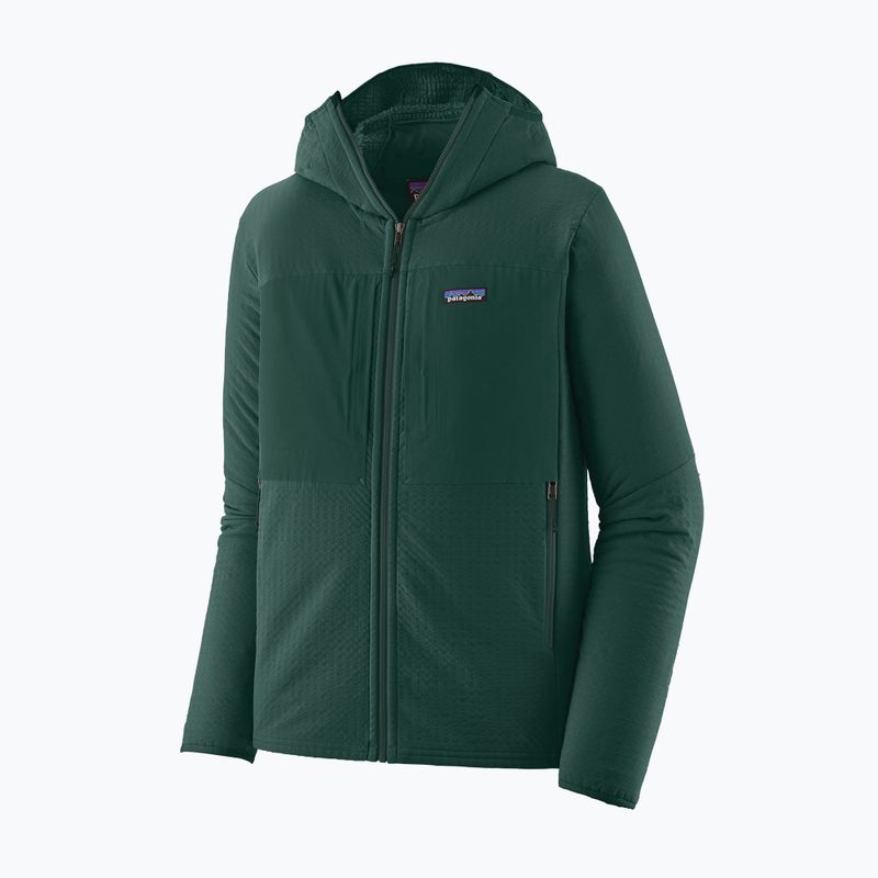 Geacă softshell pentru bărbați Patagonia R2 TechFace Hoody cascade green
