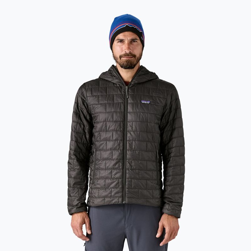 Geacă de puf pentru bărbați Patagonia Nano Puff Hoody black