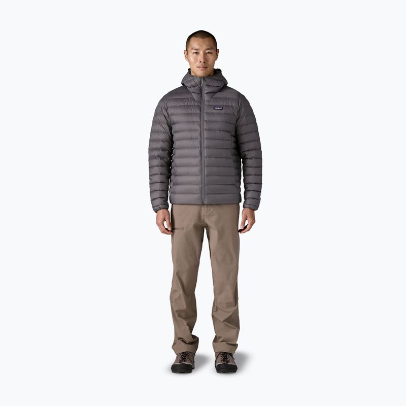 Geacă de puf pentru bărbați Patagonia Down Sweater Hoody forge grey w/forge grey 2