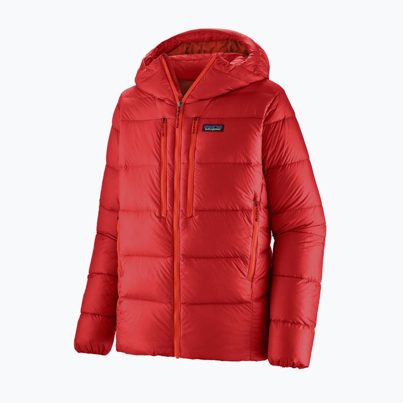 Geacă de puf pentru bărbați Patagonia Fitz Roy Down Hoody amanita red