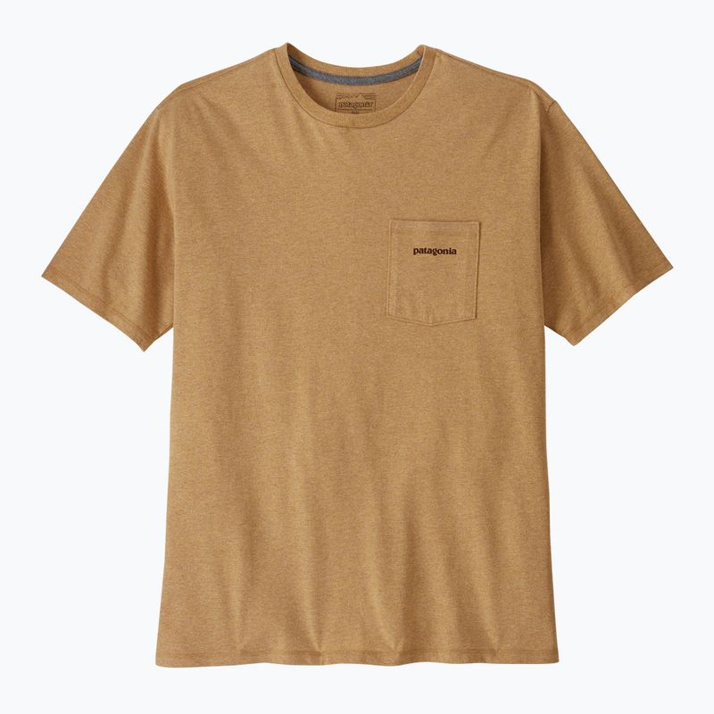 Tricou pentru bărbați Patagonia Boardshort Logo Pocket Responsibili talon gold 4