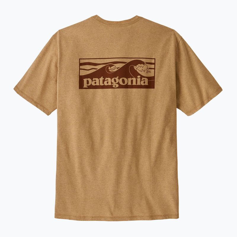 Tricou pentru bărbați Patagonia Boardshort Logo Pocket Responsibili talon gold 5