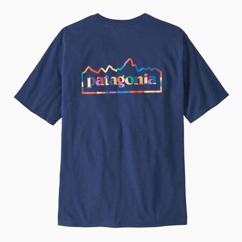 Tricou pentru bărbați Patagonia Unity Fitz Responsibili clement blue 2