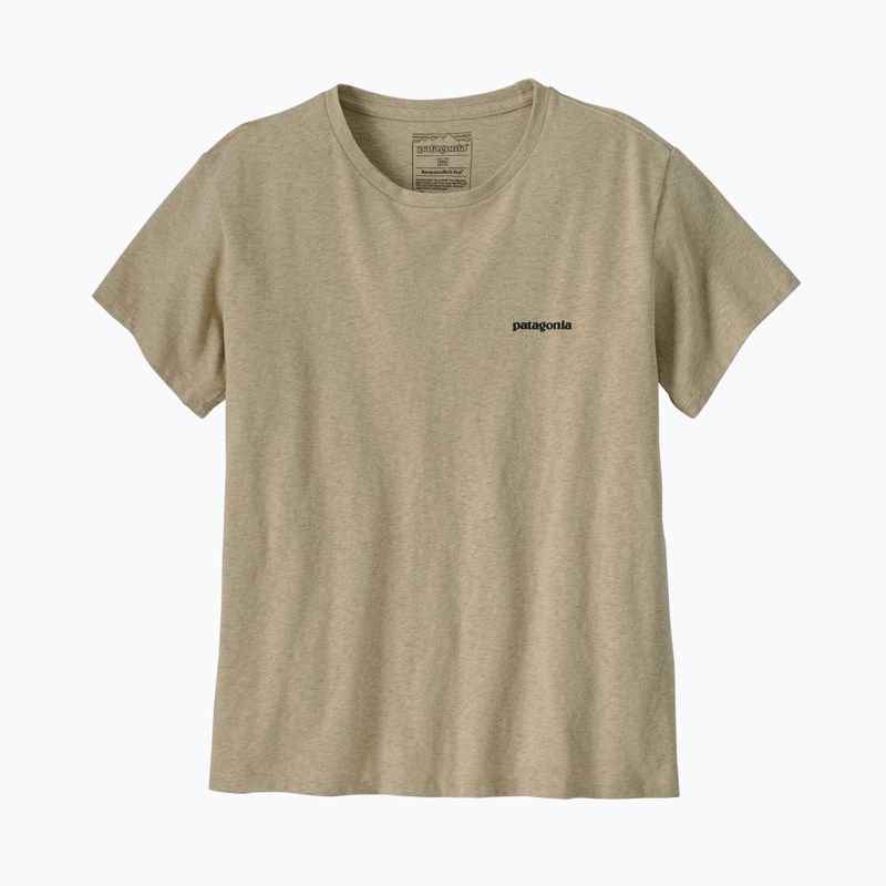 Tricou pentru femei Patagonia P-6 Logo Responsibili-Tee pumice 2