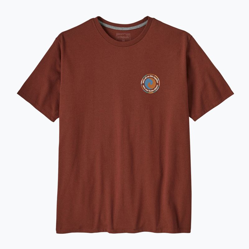 Tricou pentru bărbați Patagonia Unity Fitz Responsibili dried vanilla