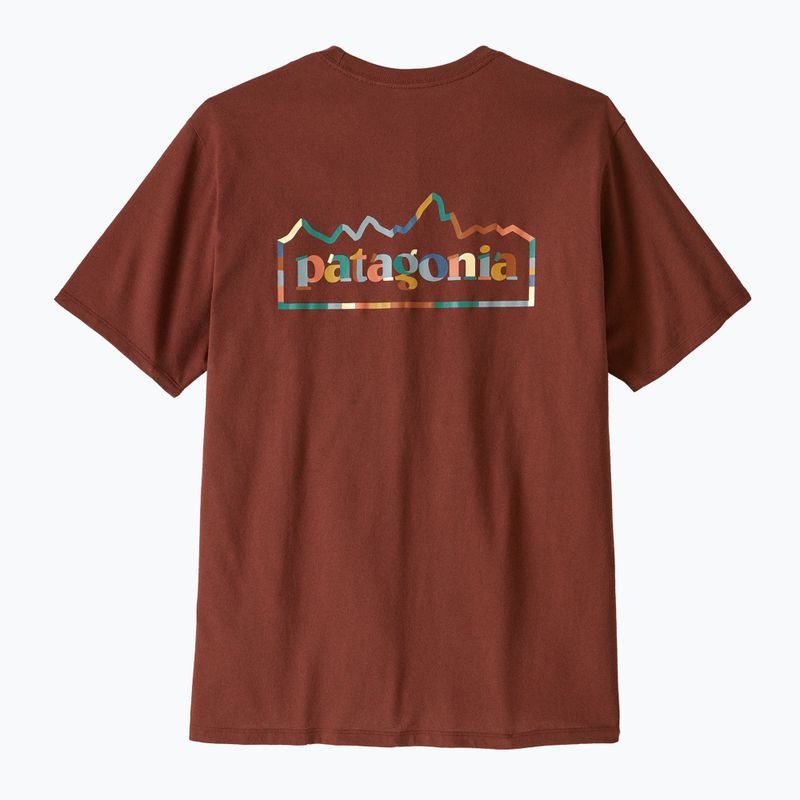 Tricou pentru bărbați Patagonia Unity Fitz Responsibili dried vanilla 2