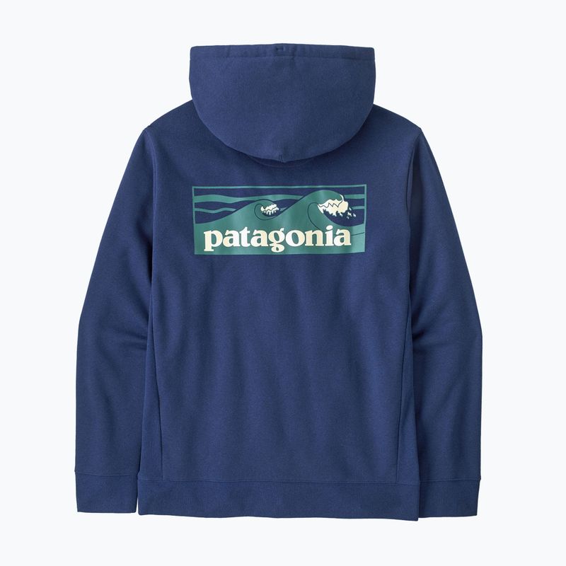 Bluză pentru bărbați Patagonia Boardshort Logo Uprisal Hoody clement blue 2