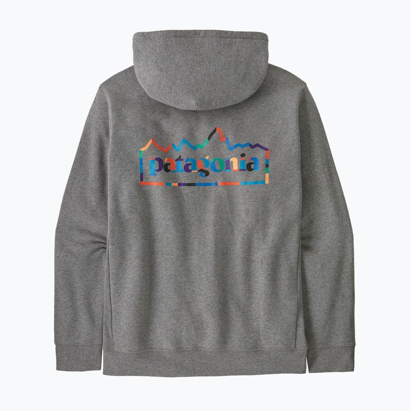 Bluză pentru bărbați Patagonia Unity Fitz Uprisal Hoody gravel heather 2