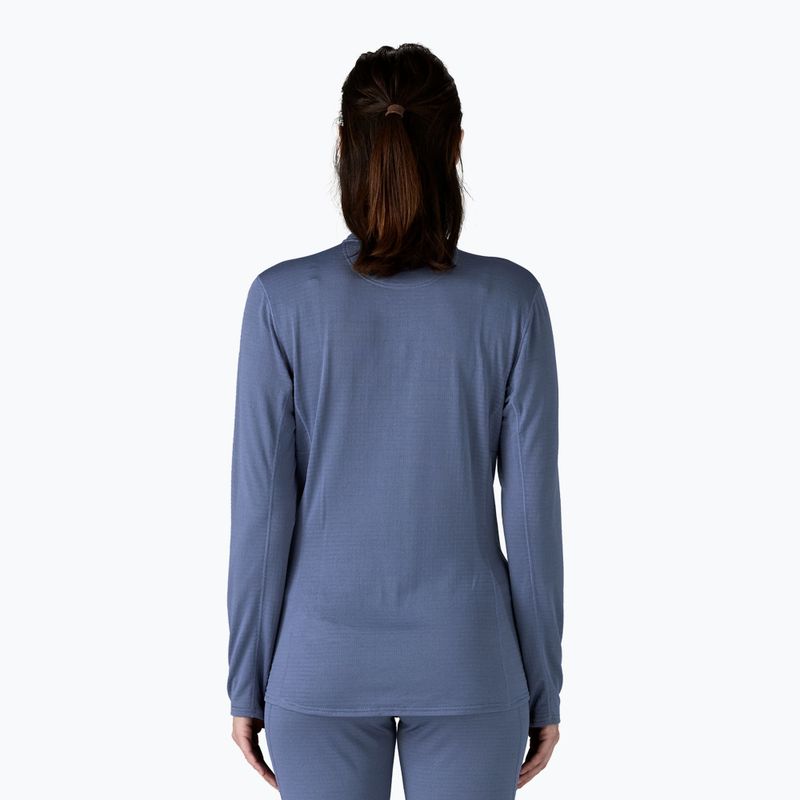 Bluză pentru femei Patagonia Cap Termal Weight Zip Neck clement blue 2