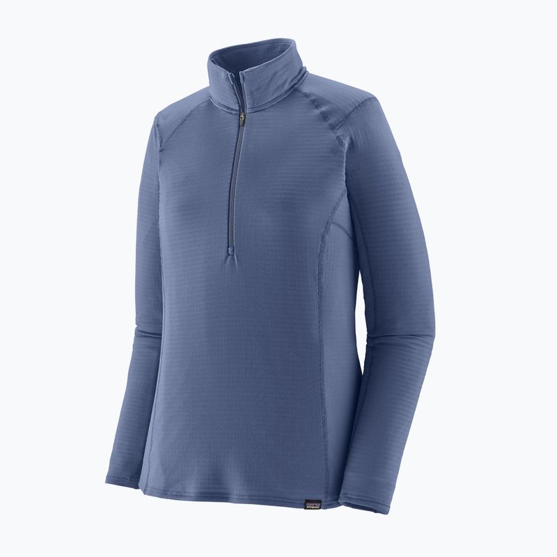 Bluză pentru femei Patagonia Cap Termal Weight Zip Neck clement blue 3
