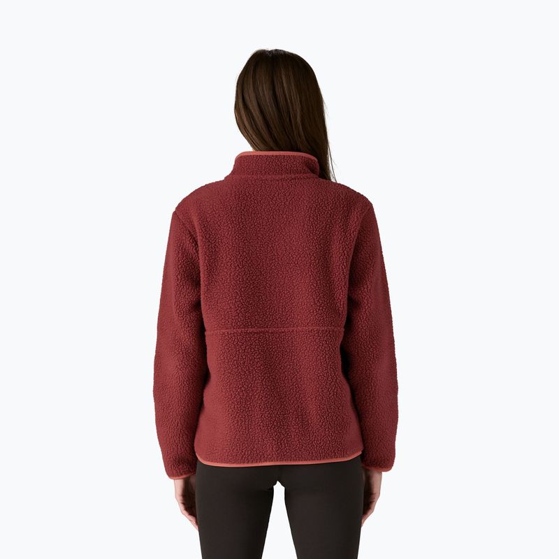 Bluză pentru femei Patagonia Retro Pile Marsupial sequoia red 2