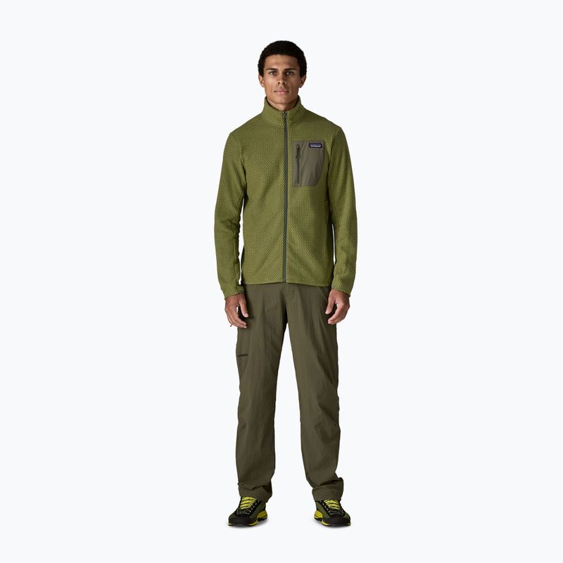 Bluză de trekking pentru bărbați Patagonia R1 Air caper green 2
