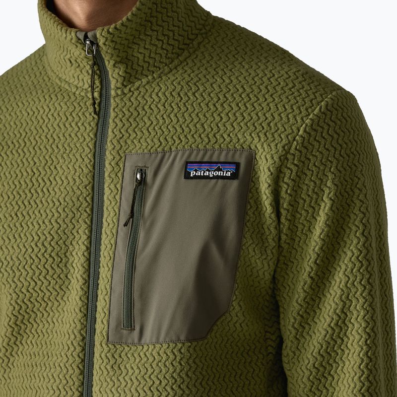 Bluză de trekking pentru bărbați Patagonia R1 Air caper green 6