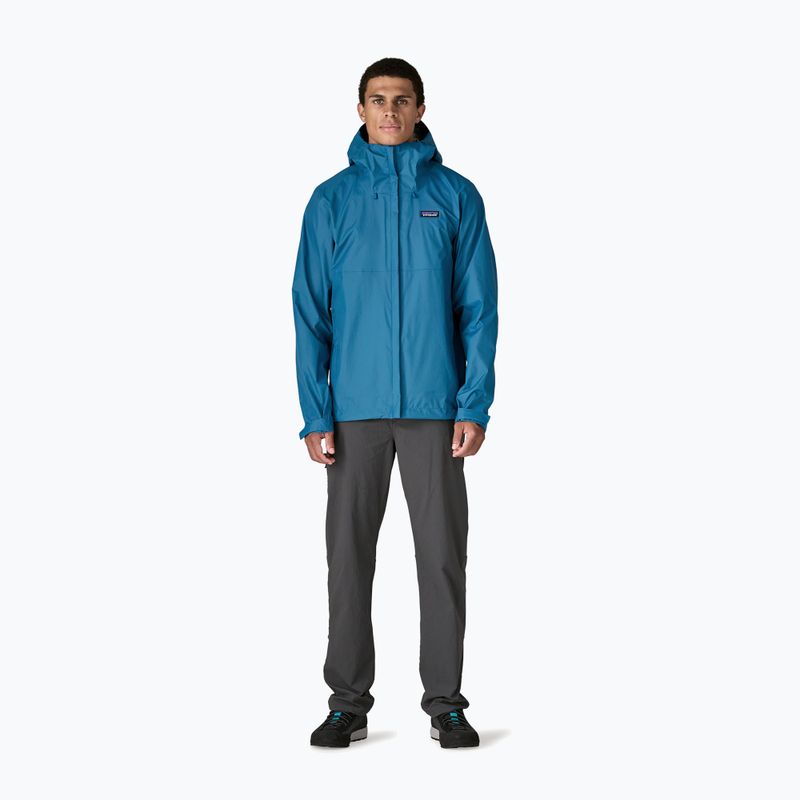 Geacă de ploaie pentru bărbați Patagonia Torrentshell 3L Rain aquatic blue 2