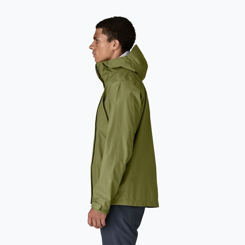 Geacă de ploaie pentru bărbați Patagonia Torrentshell 3L Rain caper green 4