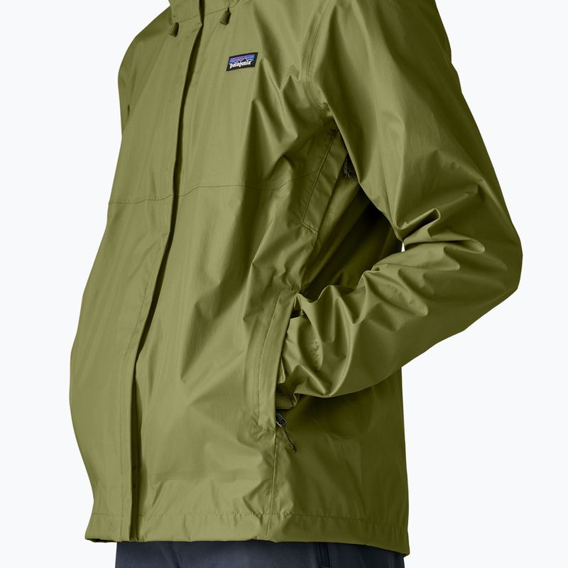 Geacă de ploaie pentru bărbați Patagonia Torrentshell 3L Rain caper green 6