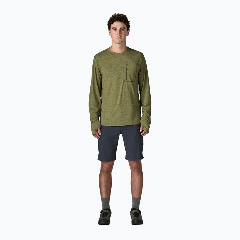 Longsleeve pentru bărbați Patagonia Capilene Cool Sun caper green/buckhorn green x-dye 2