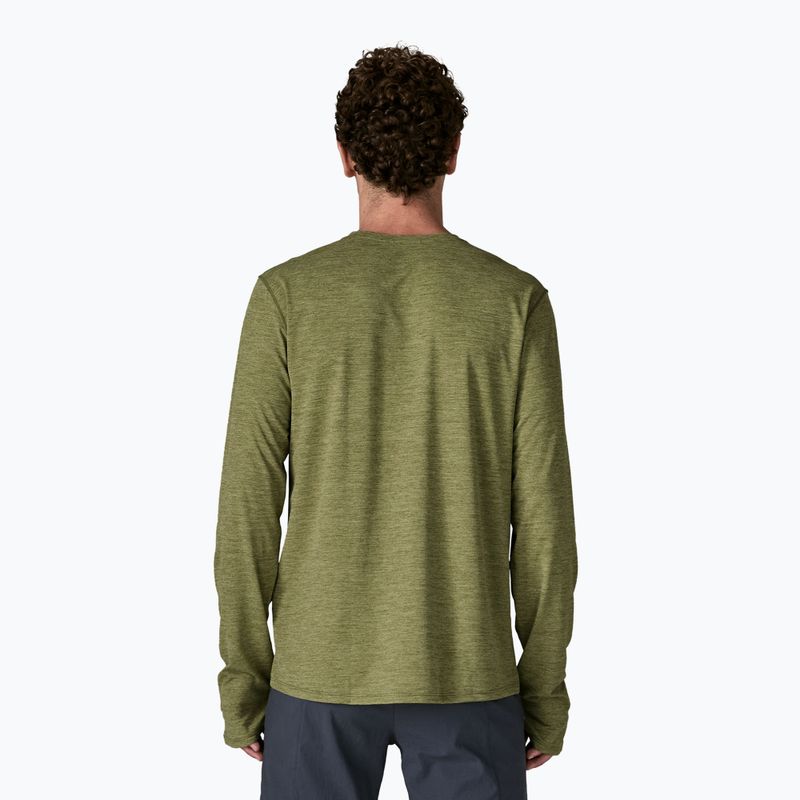 Longsleeve pentru bărbați Patagonia Capilene Cool Sun caper green/buckhorn green x-dye 3