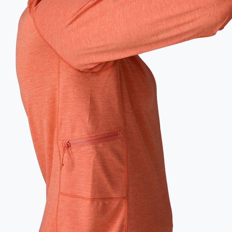 Bluză damă Patagonia Capilene Cool Sun Hoody mellow melon/peach sherbet x-dye 6
