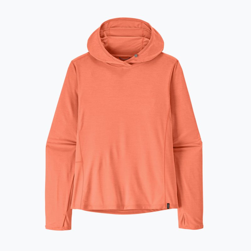 Bluză pentru femei Patagonia Capilene Cool Sun Hoody mellow melon/peach sherbet x-dye 9