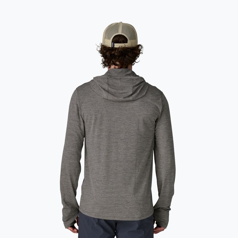 Bluză pentru bărbați Patagonia Capilene Cool Sun Hoody forge grey/noble grey x-dye 3