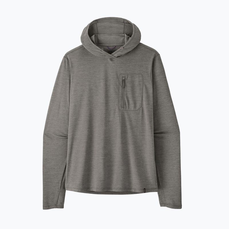 Bluză pentru bărbați Patagonia Capilene Cool Sun Hoody forge grey/noble grey x-dye 10