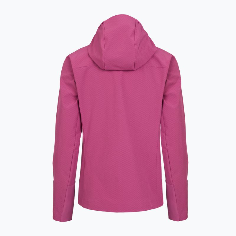 Geacă softshell pentru femei Patagonia R1 CrossStrata Hoody faded magenta 2
