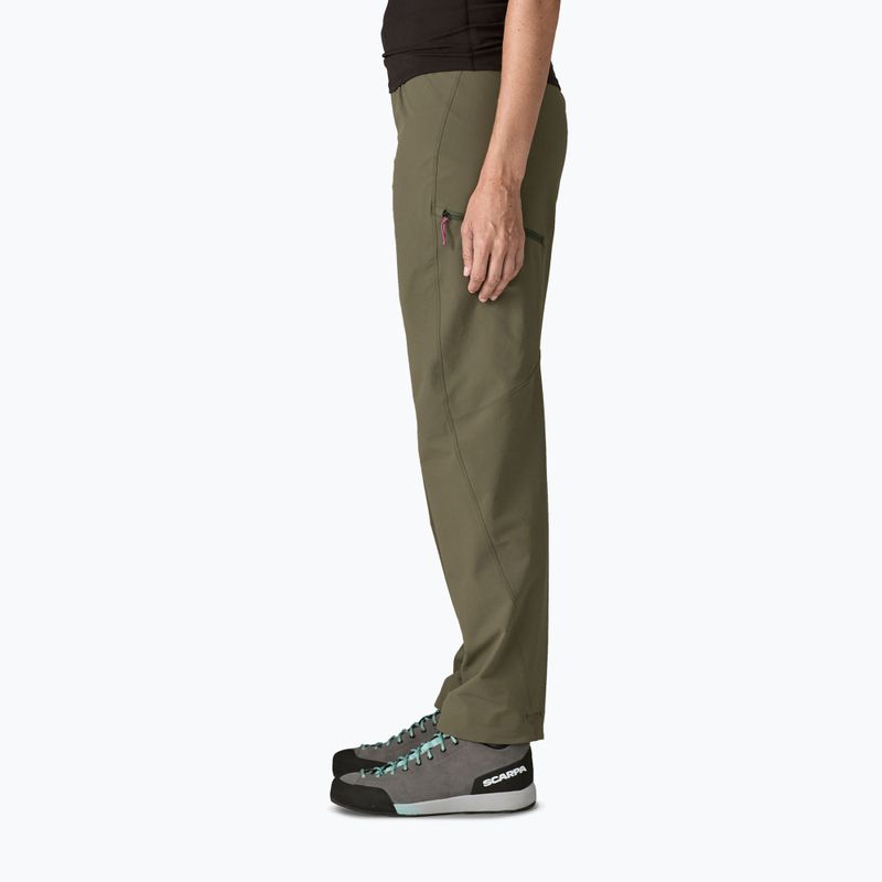 Pantaloni de trekking pentru femei Patagonia Free Wall basin green 4