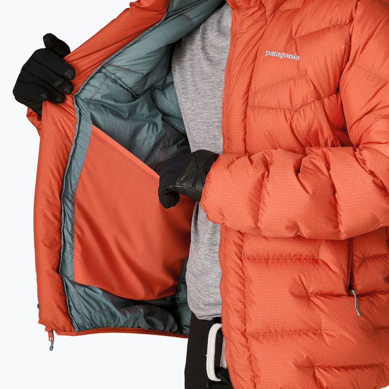 Geacă cu puf pentru bărbați Patagonia Durable Down Parka coal orange 10