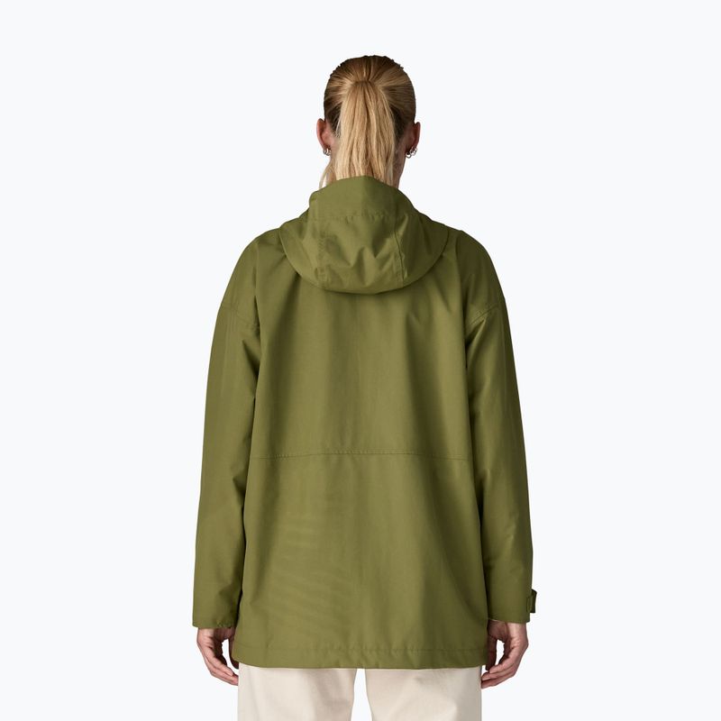 Geacă de ploaie pentru femei Patagonia Outdoor Everyday Rain caper green 4