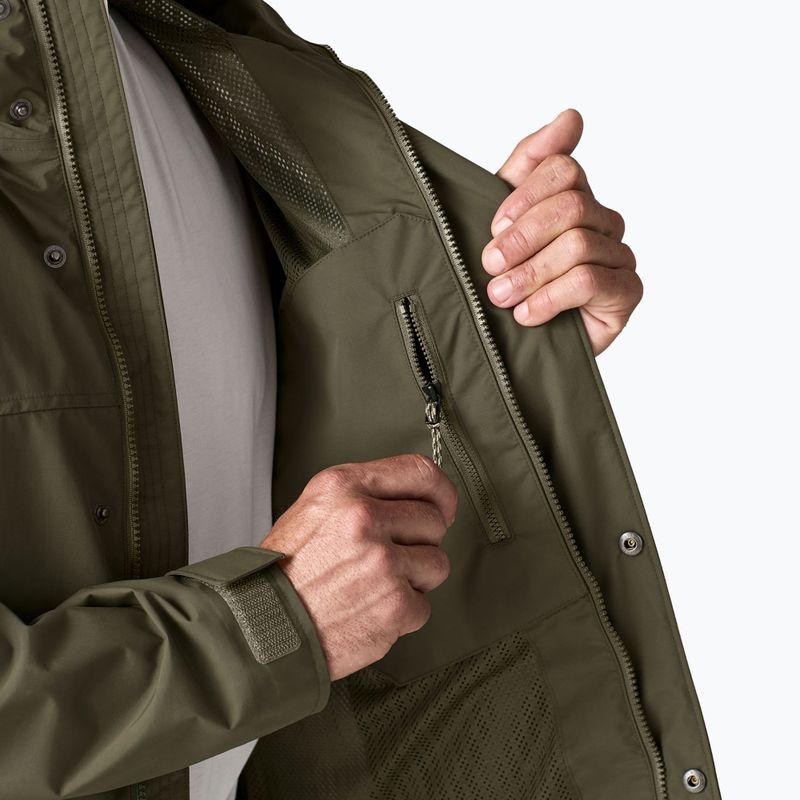 Geacă de ploaie pentru bărbați Patagonia Outdoor Everyday Rain basin green 8