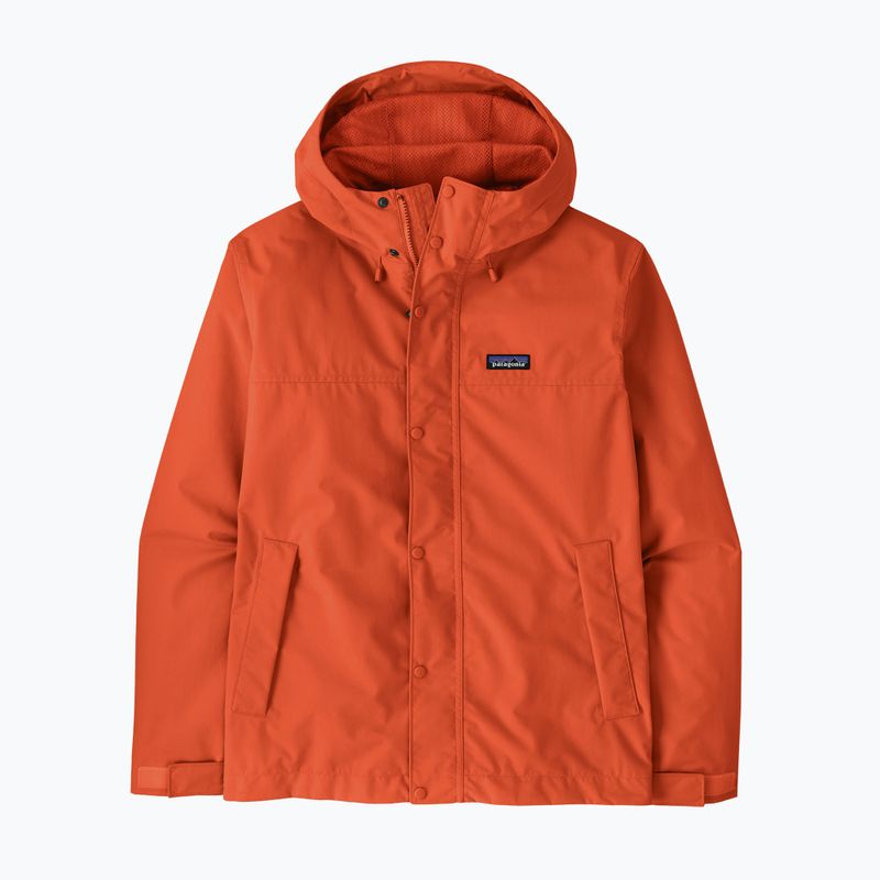Geacă de ploaie pentru bărbați Patagonia Outdoor Everyday Rain coal orange 6