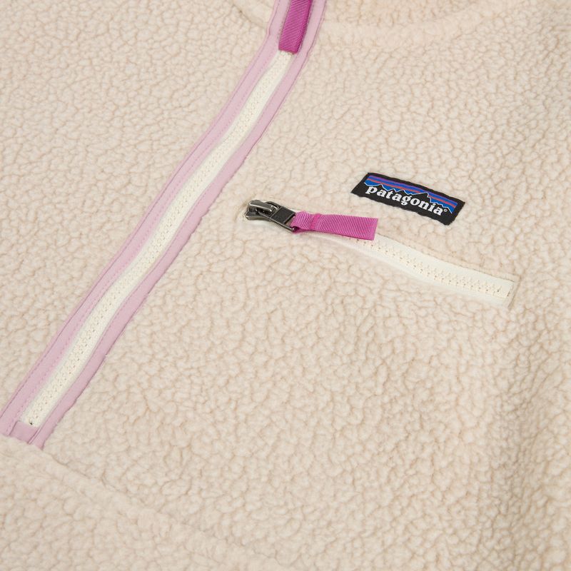 Bluză fleece pentru femei Patagonia Retro Pile Marsupial dark natural 3
