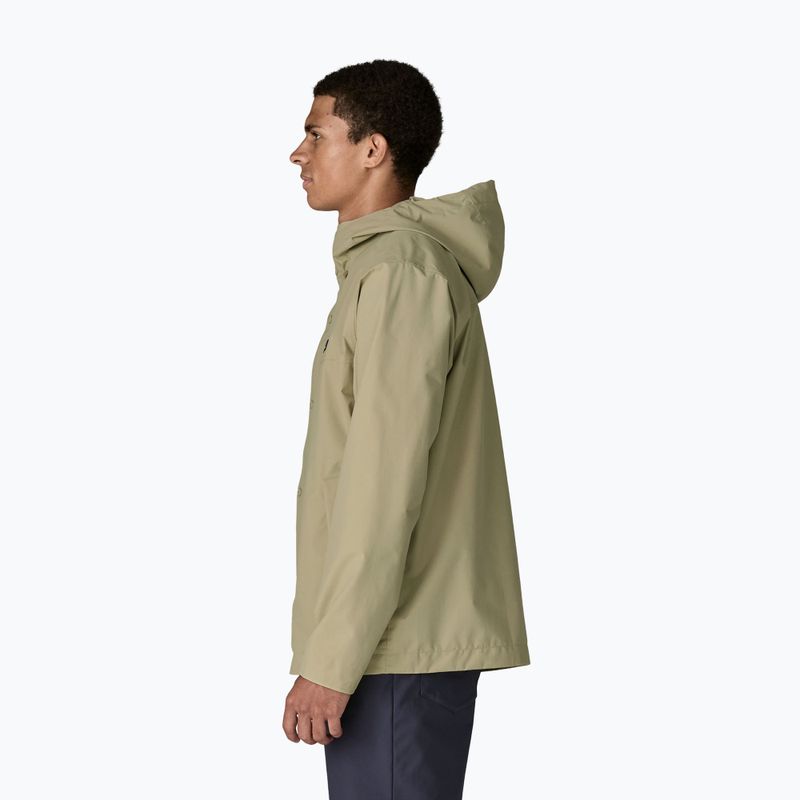 Geacă de ploaie pentru bărbați Patagonia Outdoor Everyday Rain weathered stone 4