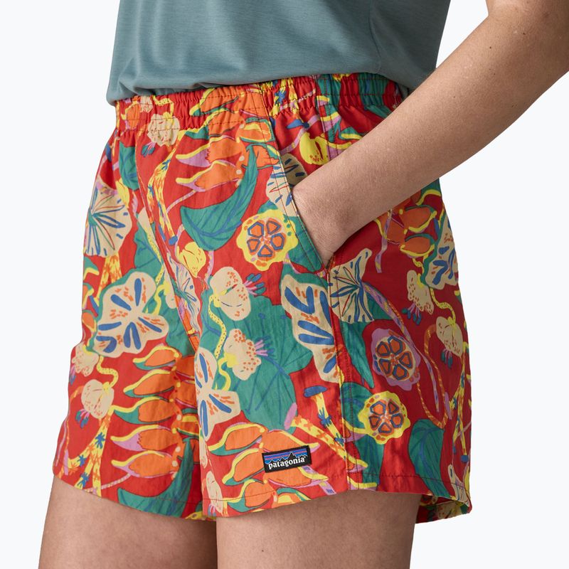 Pantaloni scurți pentru femei Patagonia Baggies 5" tropiclimb/hot ember 4