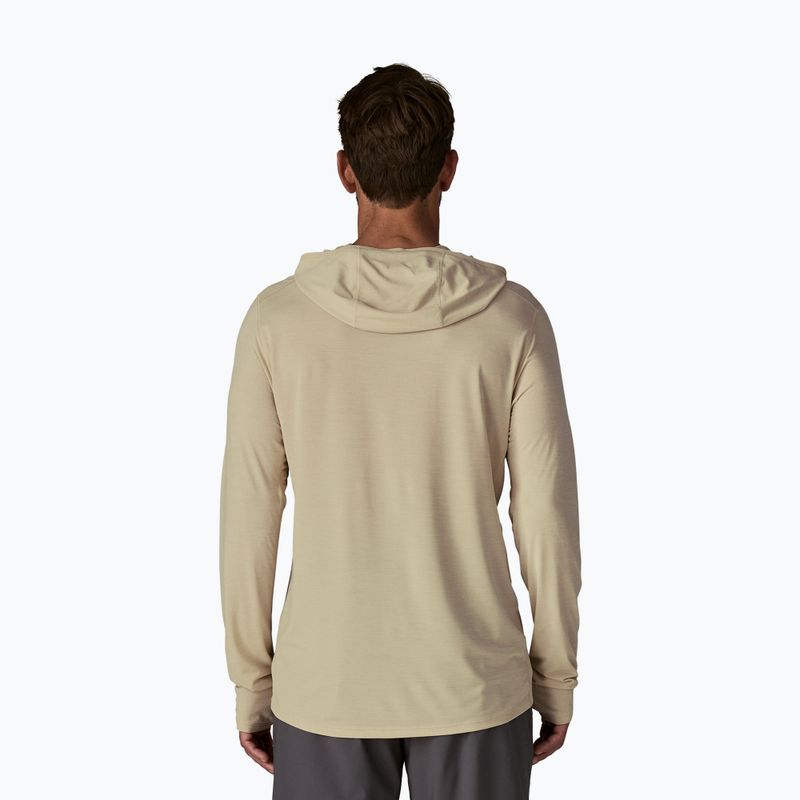 Bluză pentru bărbați Patagonia Capilene Ultra Hoody pumice/dyno white x-dye 3