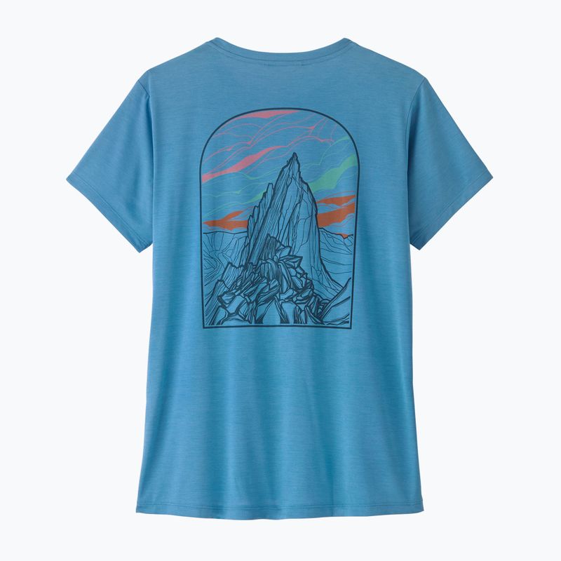 Tricou pentru femei Patagonia Capilene Cool Daily - Cloud Crag shore blue/light shore blue x-dye 2
