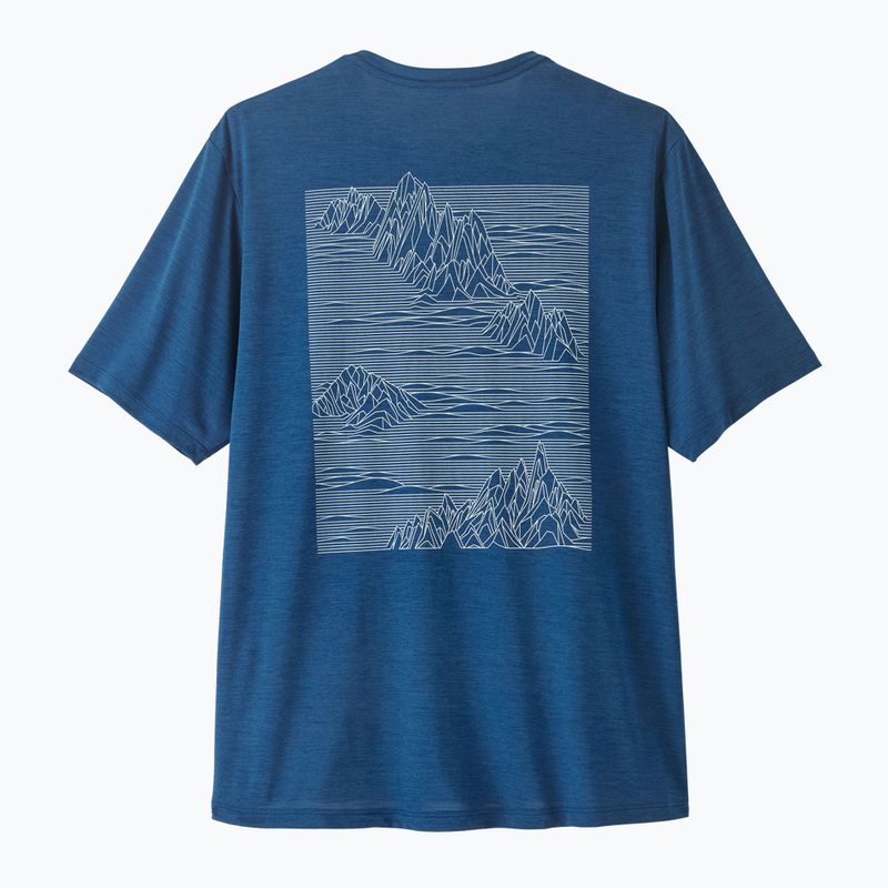 Tricou pentru bărbați Patagonia Capilene Cool Daily - Strataspire clement blue/light clement blue x-dye 2