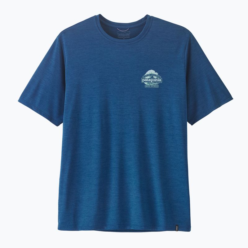 Tricou pentru bărbați Patagonia Capilene Cool Daily - Great Waves clement blue/light clement blue x-dye 5