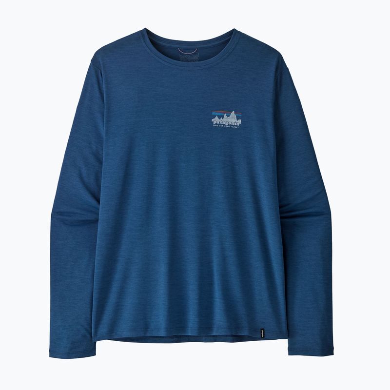 Longsleeve pentru bărbați Patagonia Capilene Cool Daily - '73 Skyline clement blue/light clement blue x-dye 5