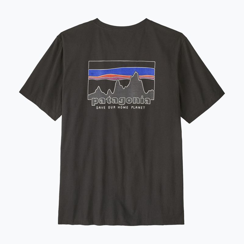 Tricou pentru bărbați Patagonia '73 Skyline ink black 2