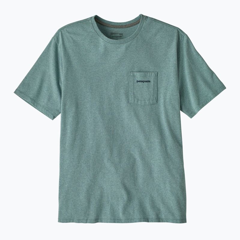 Tricou pentru bărbați Patagonia Boardshort Logo Pocket Responsibili blue sage 2