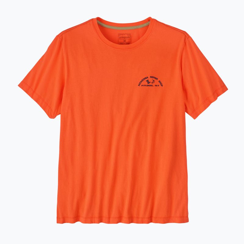 Tricou pentru bărbați Patagonia Repair Shop orange peel