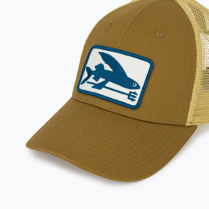 Șapcă de damă cu cozoroc Patagonia Flying Fish LoPro Trucker flying fish fork/bobcat brown 3