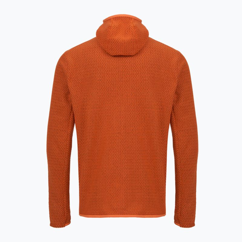 Bluză de trekking pentru bărbați Patagonia R1 Air Full Zip Hoody coal orange 2