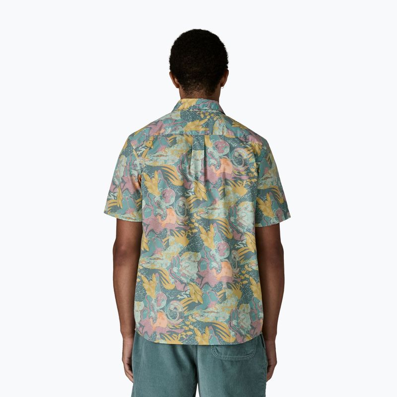 Cămașă pentru bărbați Patagonia Go To moon tripper/blue sage 3